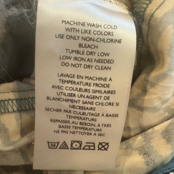 FREE PEOPLE Miss You Most Wide Leg Pants size 4 Olive Combo NWT Palazzo Y2K NWT - Picture 8 of 12